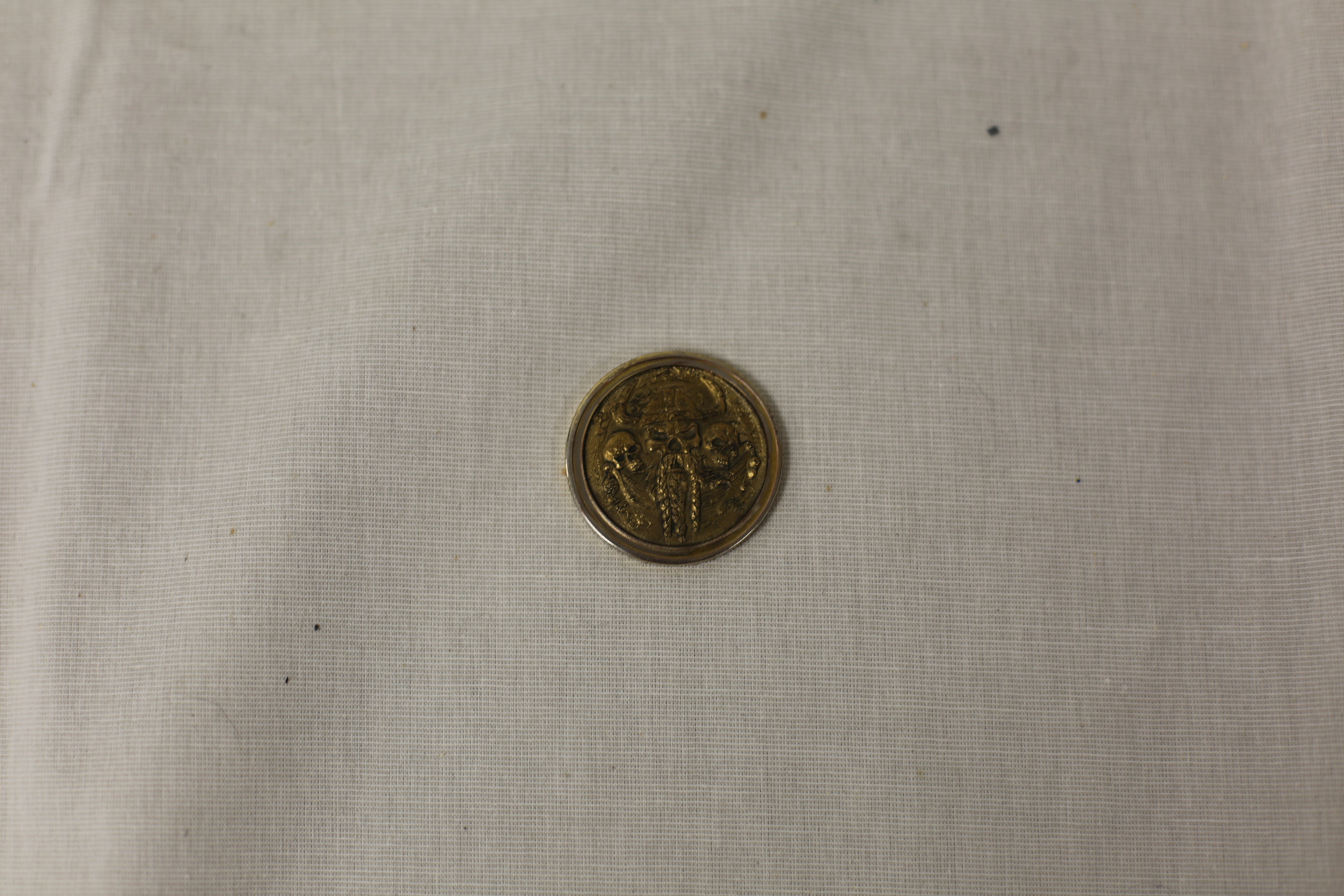 40mm Brass Engraved Coin