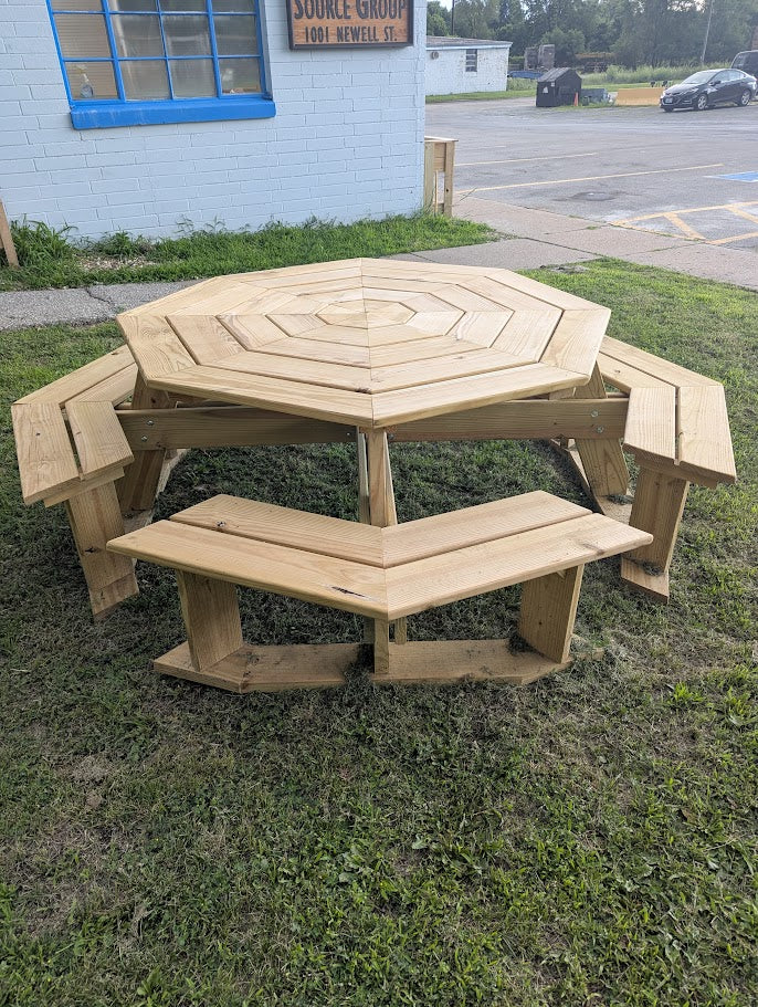 Octagonal Picnic Table