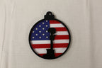 Fallen Acrylic Veteran Ornament