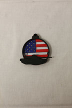 Wood Fallen Veteran Ornament