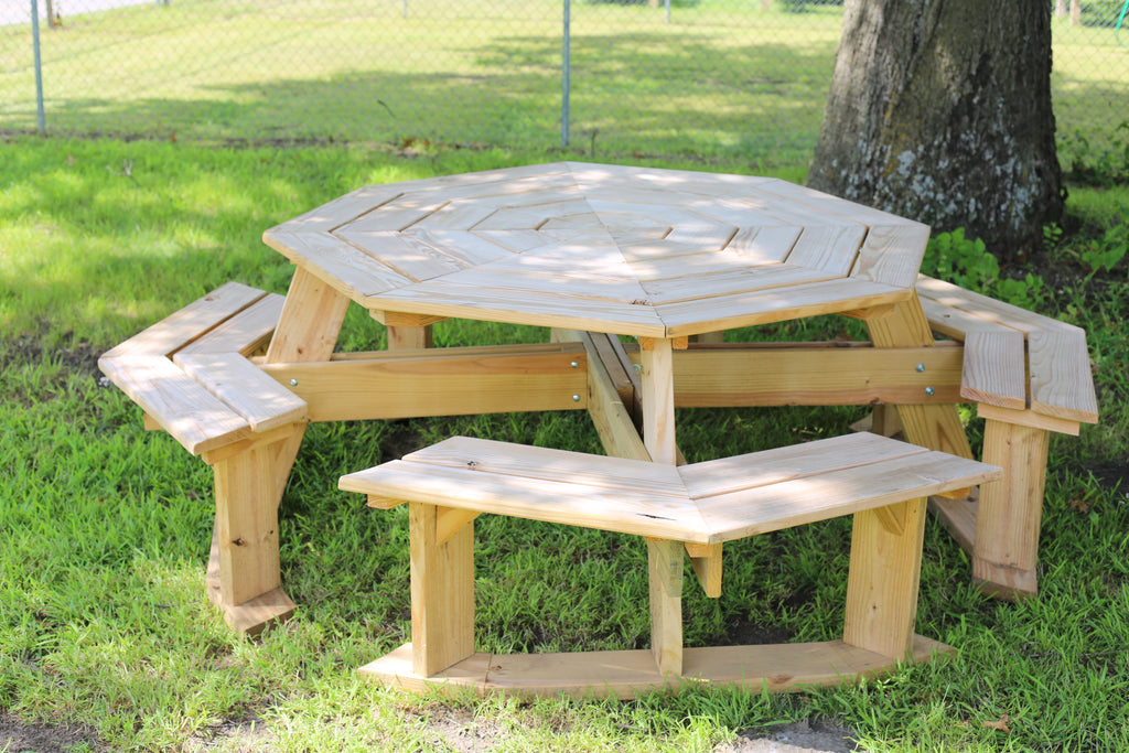 Octagonal Picnic Table
