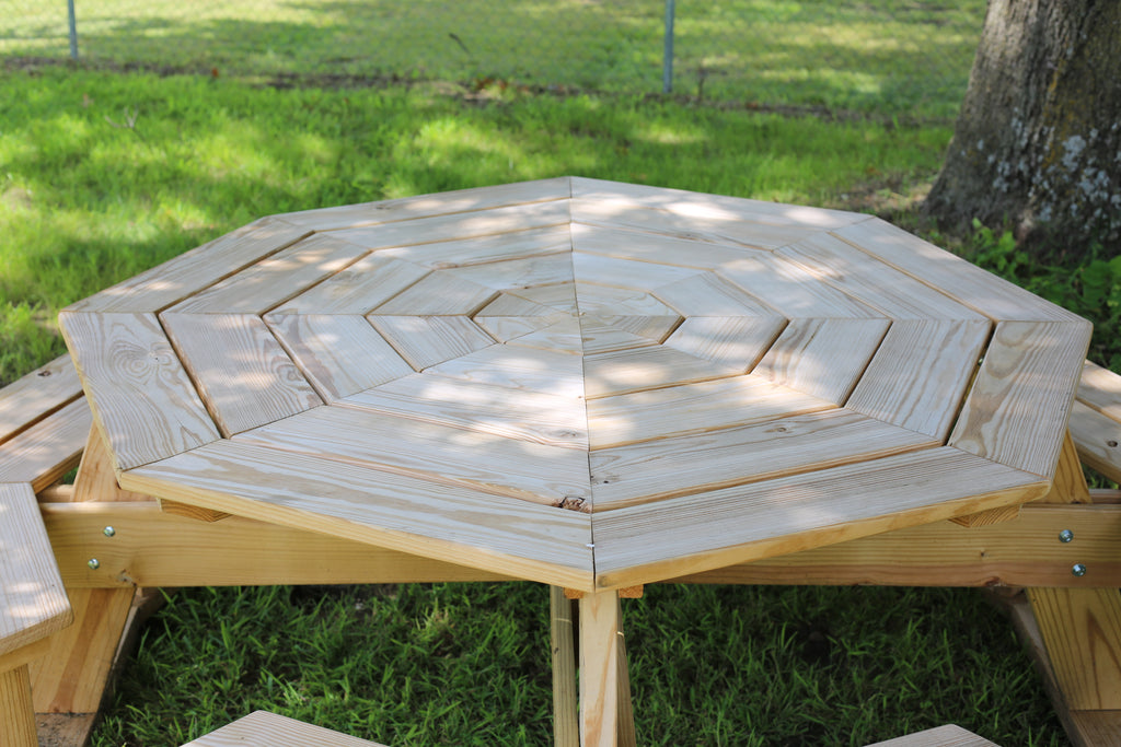 Octagonal Picnic Table