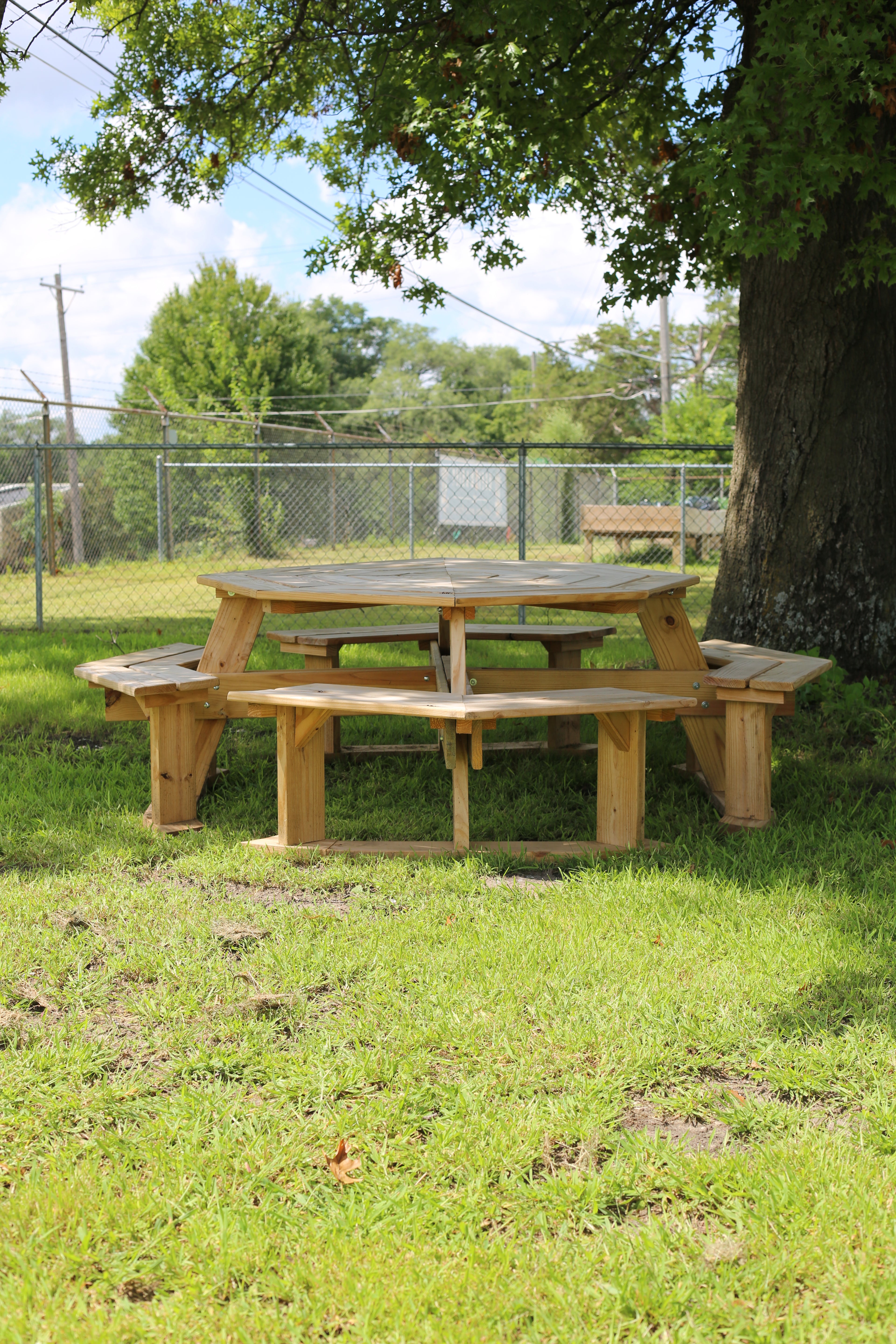 Octagonal Picnic Table