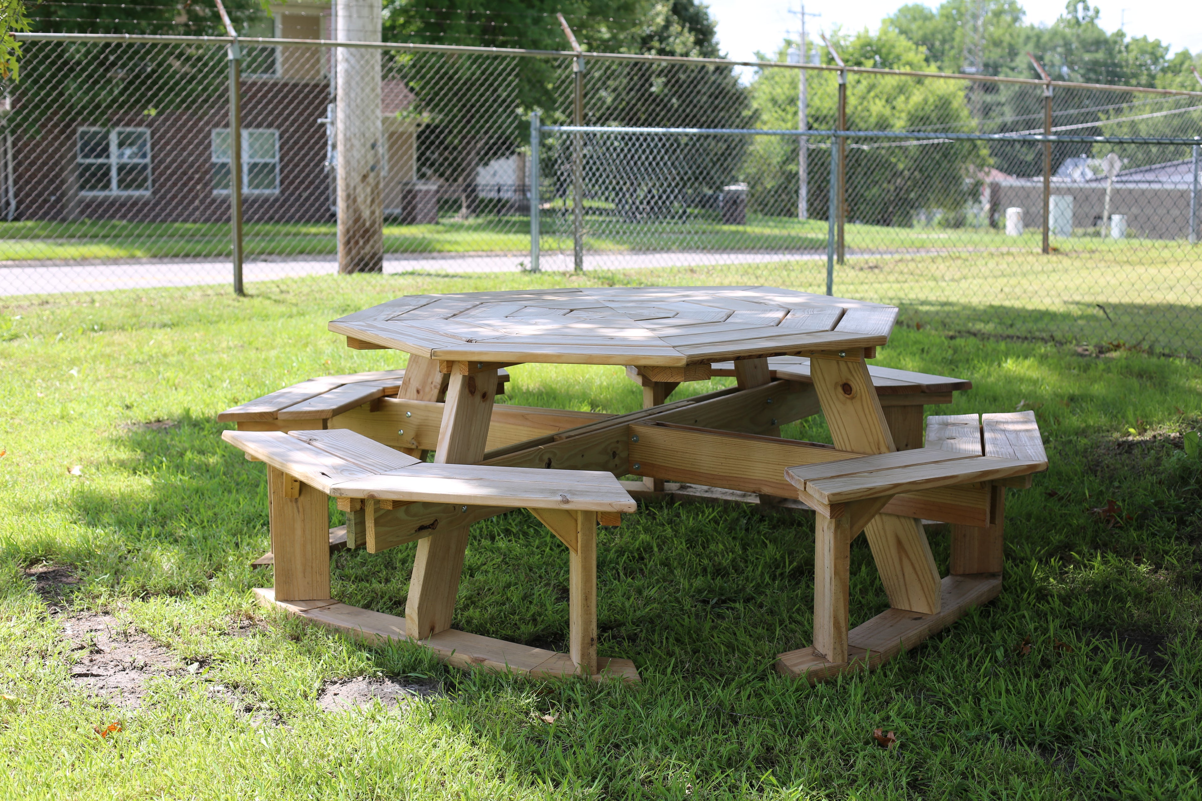 Octagonal Picnic Table