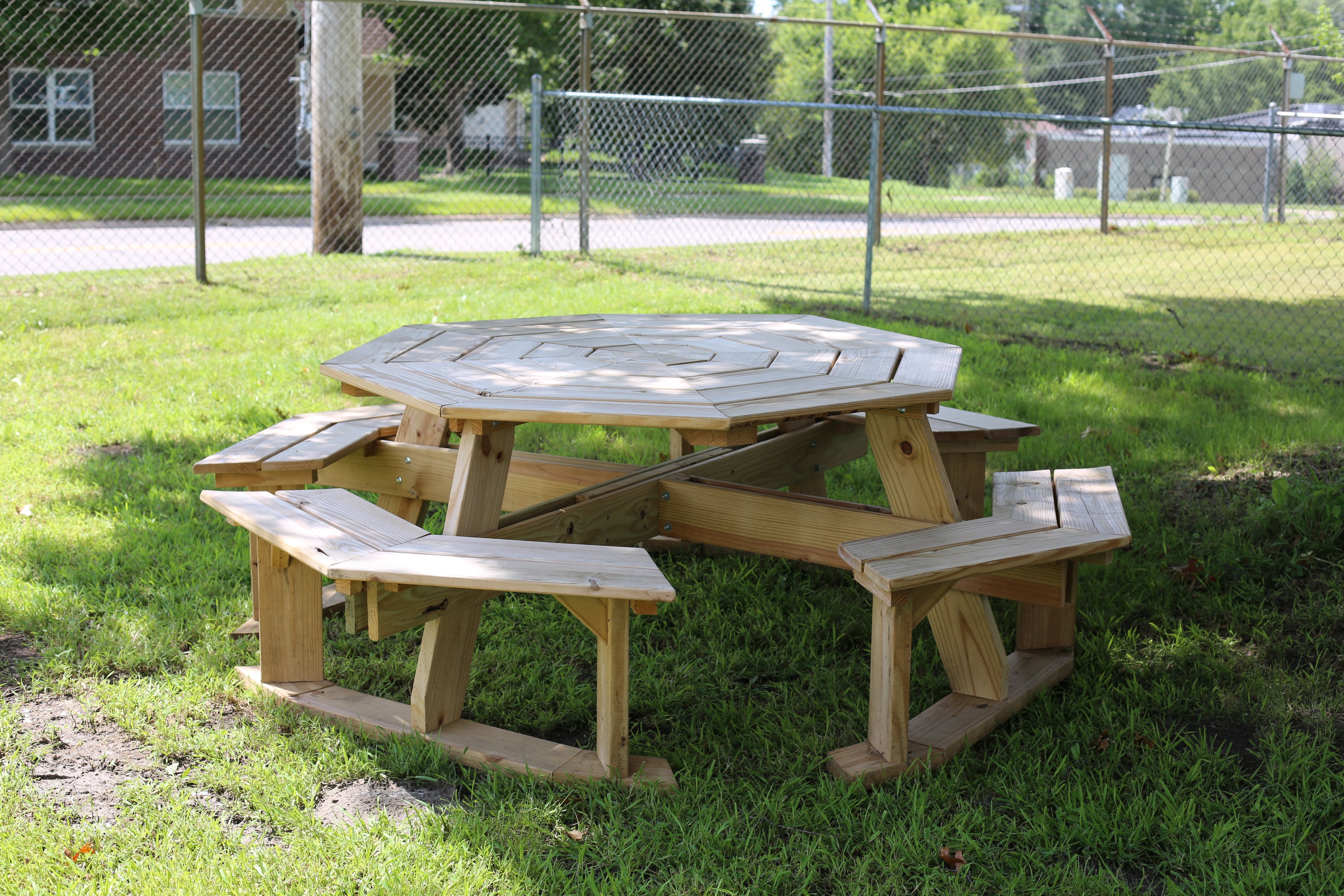 Octagonal Picnic Table