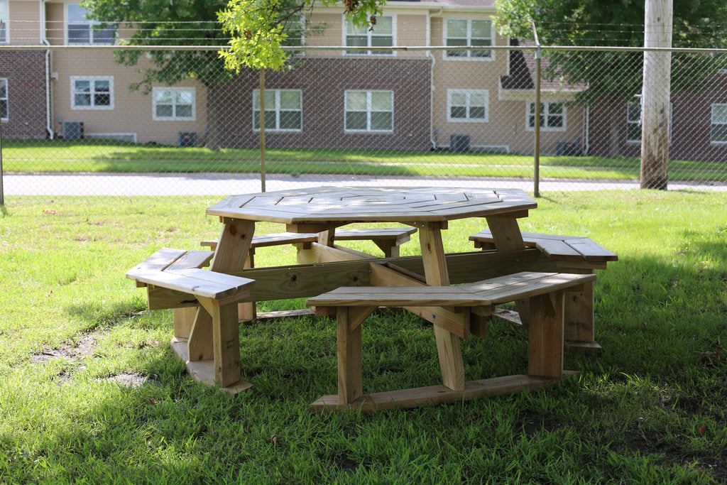 Octagonal Picnic Table